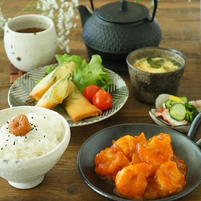 ぶれない味のエビチリ！！