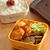 電子レンジとフライパンの同時進行で！鶏肉の和風ケチャップ炒めがメインのお弁当。