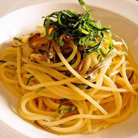 青じそとじゃこの和風パスタ　わさび風味