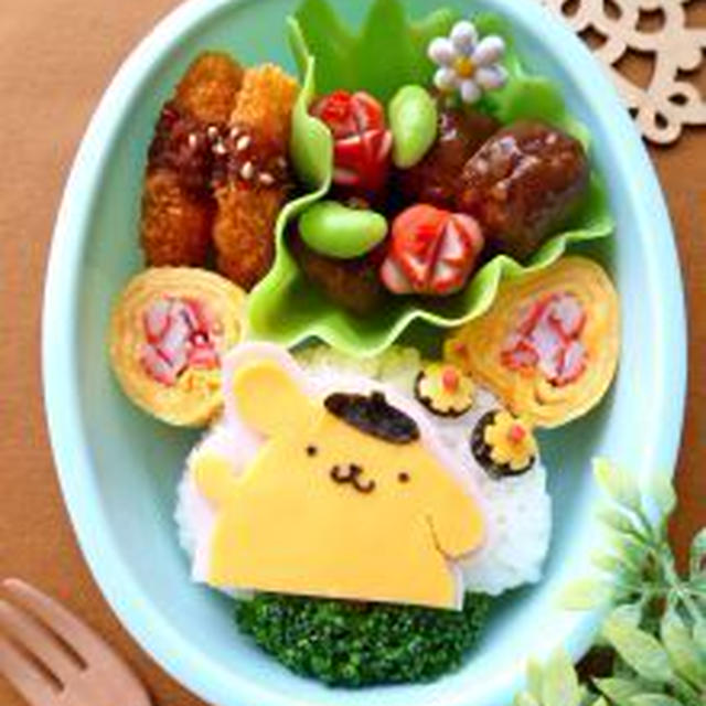 キャラ弁☆ポムポムプリン弁当