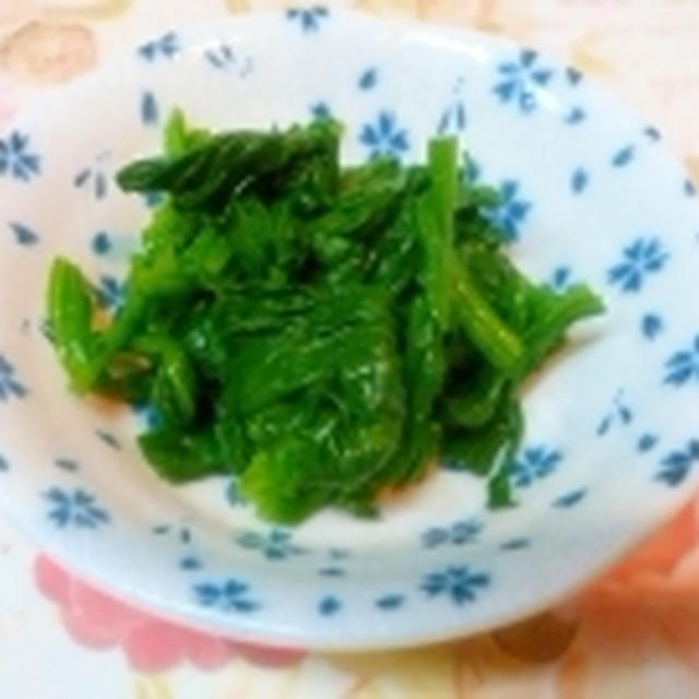 サッパリして美味しい！ほうれん草のポン酢和え♪
