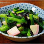 3分レシピ　＜小松菜と海苔のおひたし＞