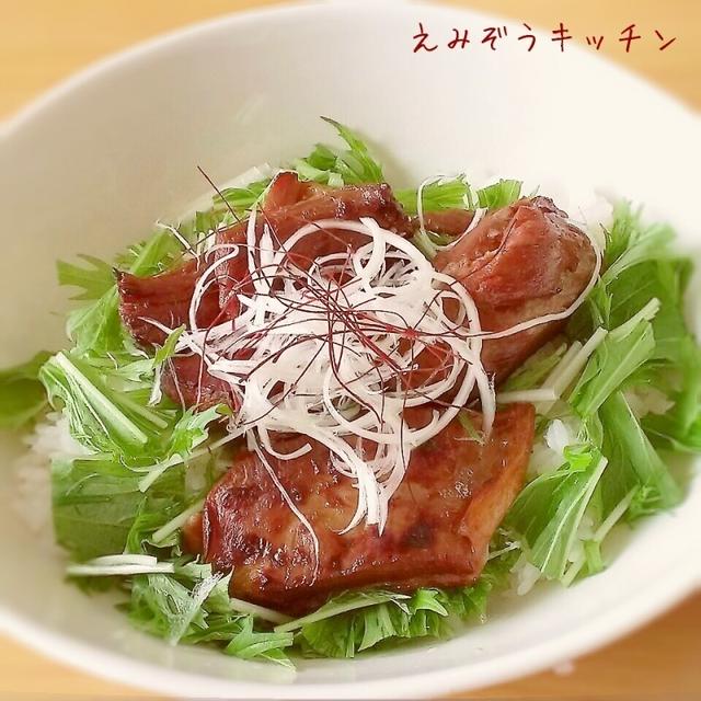 ○炙り角煮丼　（角煮リメイクレシピ）