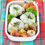 枝豆ごはんとオクラの肉巻きのお弁当＊＊