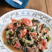 フーディストノートでの連載更新しました♪ストック食材で簡単！ポン酢でさっぱり「きゅうりとわかめのツナサラダ」レシピ