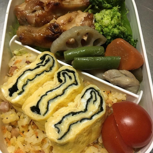 久々のお弁当作り 笑笑