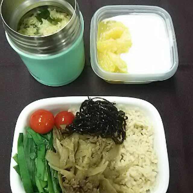 甘辛しぐれ煮で元気に和弁当