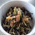 きのうのおつまみ　　大根菜の炒め