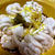 白子ポン酢＆すのこで花置台を作って♪