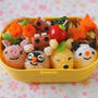 「こぶた・たぬき・きつね・ねこ」のお弁当
