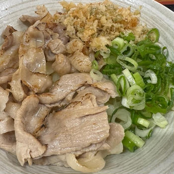 【丸亀市飯山町】の「純手打ちうどんよしや」さんで温かい『炙っていいとも！』を食べて来ました。