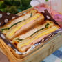 息子ちゃんの☆ホットサンド弁当♪