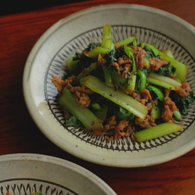 タイ風 豚肉とターサイのオイスターソース炒め By Ysykさん レシピブログ 料理ブログのレシピ満載