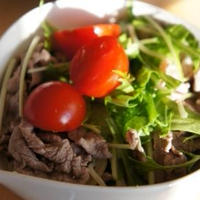 早ゆでパスタと冷蔵庫の余り食材で簡単スパサラ