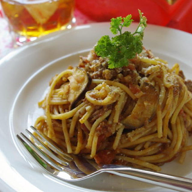 ルクエでカレー研究会～カレーミートソーススパゲティ～