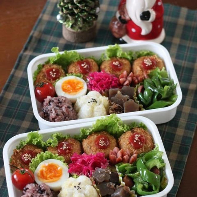 コロッケ弁 ✿ 豚キャベピー(๑¯﹃¯๑)♪