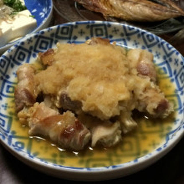 うちご飯 ～ エノキの肉巻き大根おろしソース ～ ＆ブログネタ
