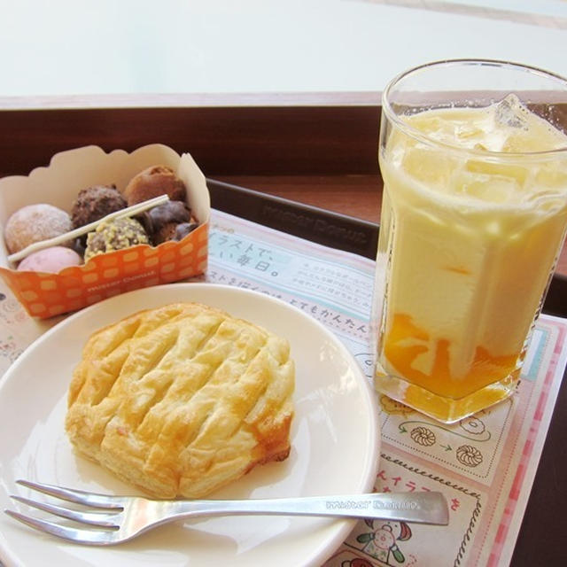 ミスド☆新ゼリー入りプリンドリンクと100円セール♪
