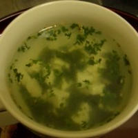 レシピブログ　丸美屋　混ぜ込みわかめで朝ごはん②　混ぜ込み中華風スープ