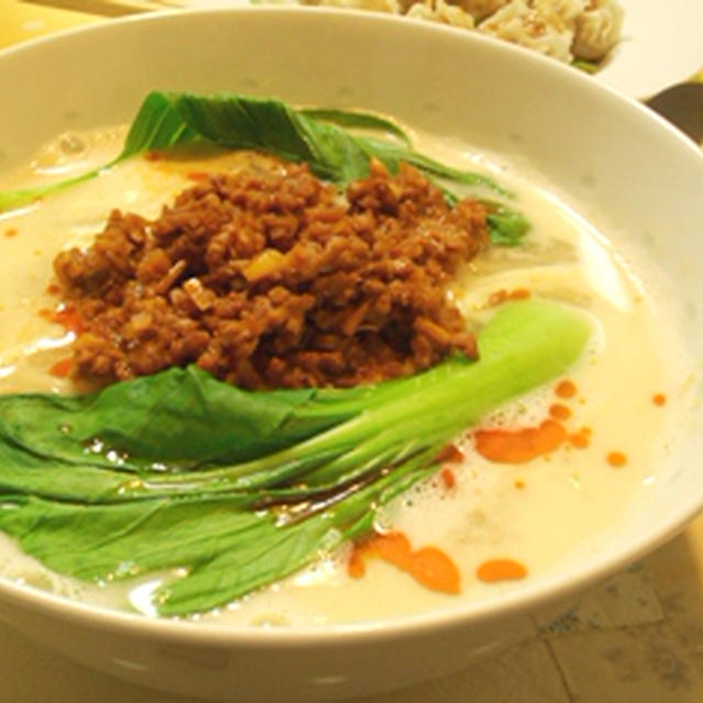【旦那ごはん】　旦那特製　坦々麺♪