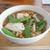 ちゃんと魚も食べてね！スナップエンドウとタラのピリ辛ラーメン♪