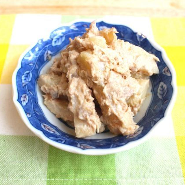 レンジで簡単。やみつきツナマヨポテト