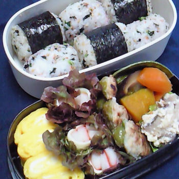 ピーマンの肉詰め弁当