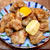 鶏肉を少し大きく切って「満足鶏のから揚げ」&「やっぱり麺が好きなこんぴらうどん」