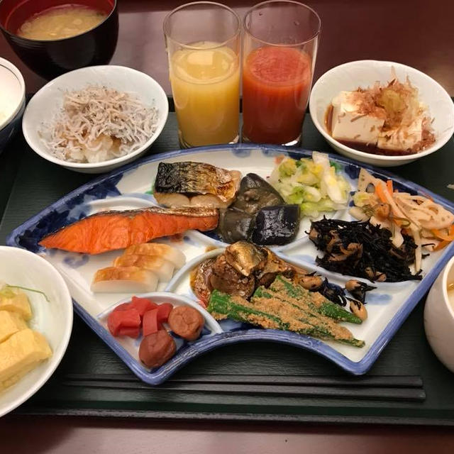 下呂温泉『水明館』②朝食バイキング＆旅館施設その他諸々話