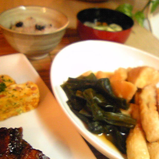 お芋とこんぶの煮もの