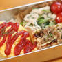 新しいお弁当箱デビュー＼(^o^)／気に入りましたぁ～( *´艸｀)レンチン♪オムレツ弁当