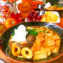 ハロウィン風 カレーうどん