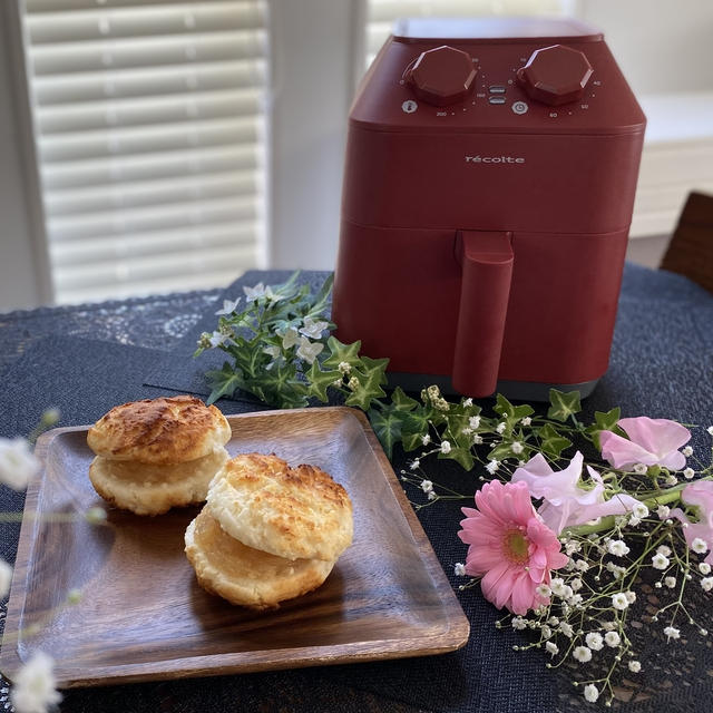 米粉と豆腐の蜂蜜レモンスコーン（エアーオーブン）