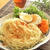 簡単ランチ！特盛♪味玉サラダラーメン