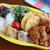 コーンのチーズ焼きetc　弁当【前日の作り置き】の様子