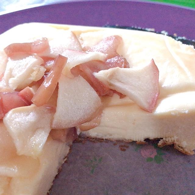 レコルトエアーオーブンでチーズケーキもかんたん♪