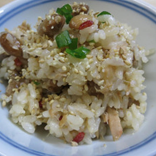 福豆とツナ缶ご飯