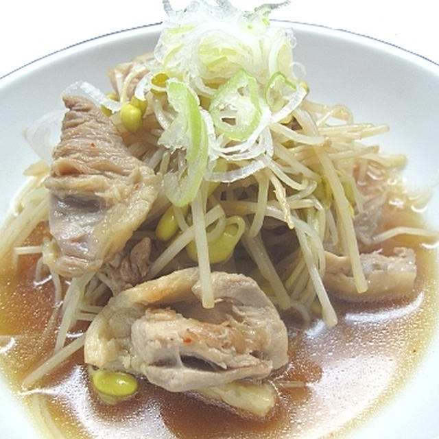 大鰐温泉もやしと津軽地鶏の炒り煮