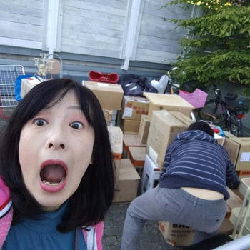 いよいよ、お引越し荷物を搬送