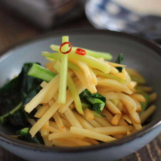 【レシピ】箸が止まらない副菜！たけのことブロッコリーのメンマ風