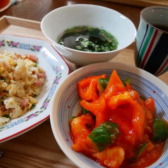 きゅうりは炒めても美味しい、いつかの昼ごはん#本日のおうちごはん