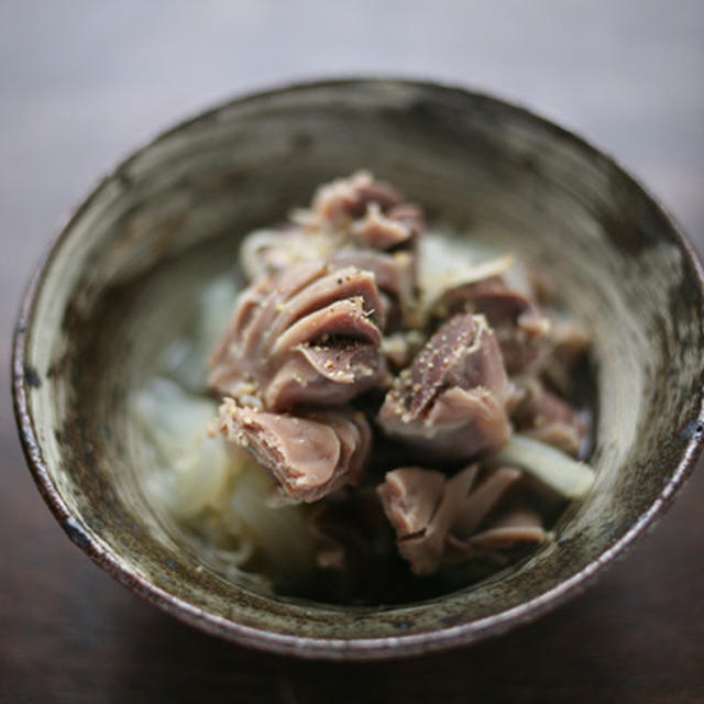 砂肝の塩煮