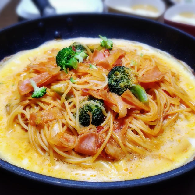 【家ごはん】 パスタ 3日分 * ナポリタン * ツナとほうれん草クリーム * コストコ めんたいクリームペンネ