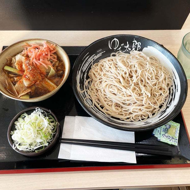 肉舞茸せいろをそば大盛で啜る（番外編）〜ゆで太郎〜