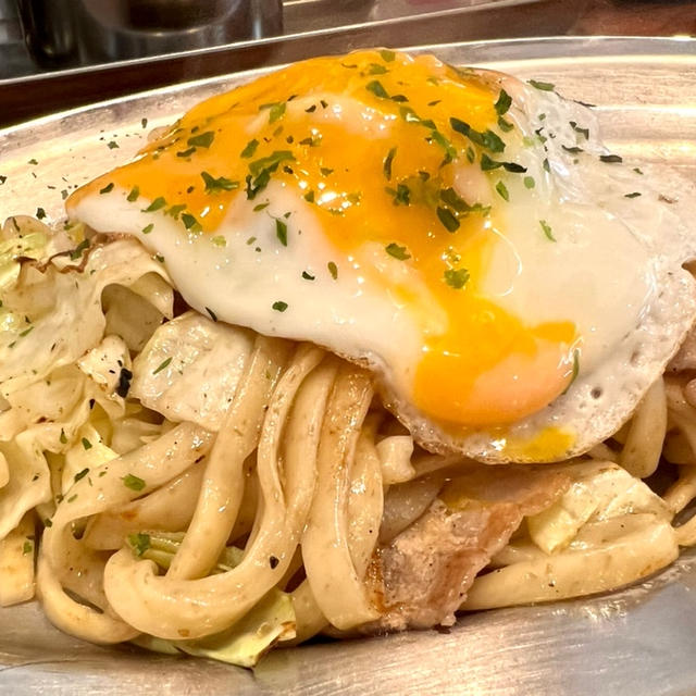 スタンドバイミー　京都　御池の自家製麺焼きそば専門店　まさに理想の太麺塩焼きそば！
