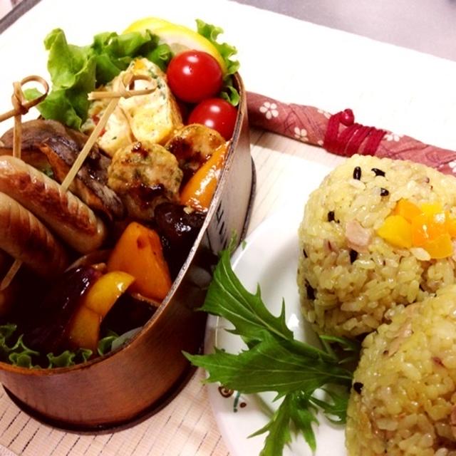 5・31 ツナ炊込みおにぎり弁当～♪