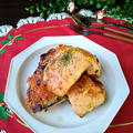 クリスマスにピッタリ☆チーズを挟んでチーズで焼く…鮭のダブルチーズ焼き