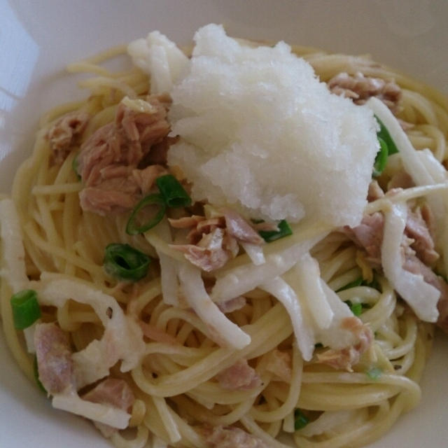 大根とツナのパスタ