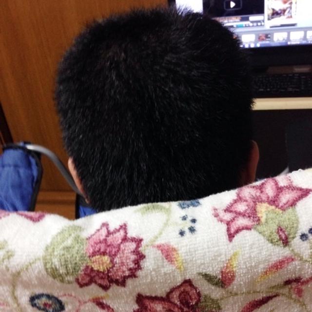 次男、無事帰宅