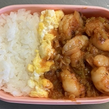 海老チリ弁当
